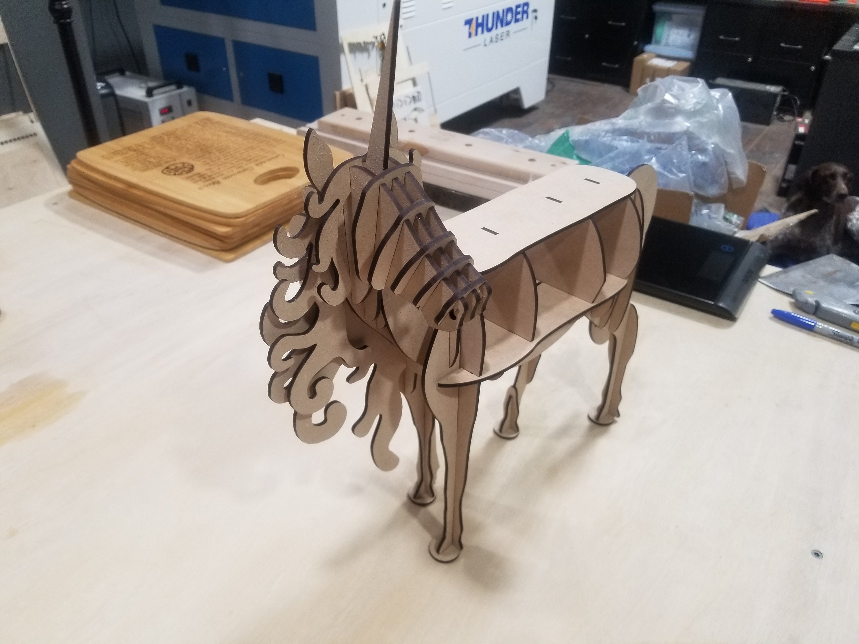 Unicorn 3D Puzzle INSTANT DOWNLOAD Digital File Only Svg Etsy