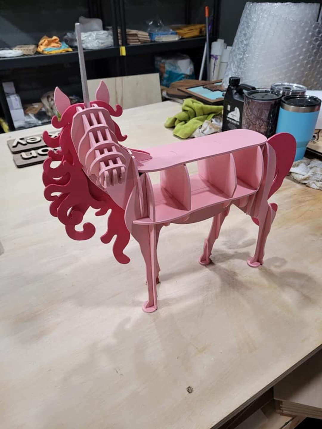 Unicorn 3D Puzzle INSTANT DOWNLOAD Digital File Only Svg Lbrn - Etsy