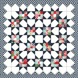 SUNDAY PICNIC Moda Sunday Stroll Pastry Shop Charm Quilt Kit Bonnie & Camille