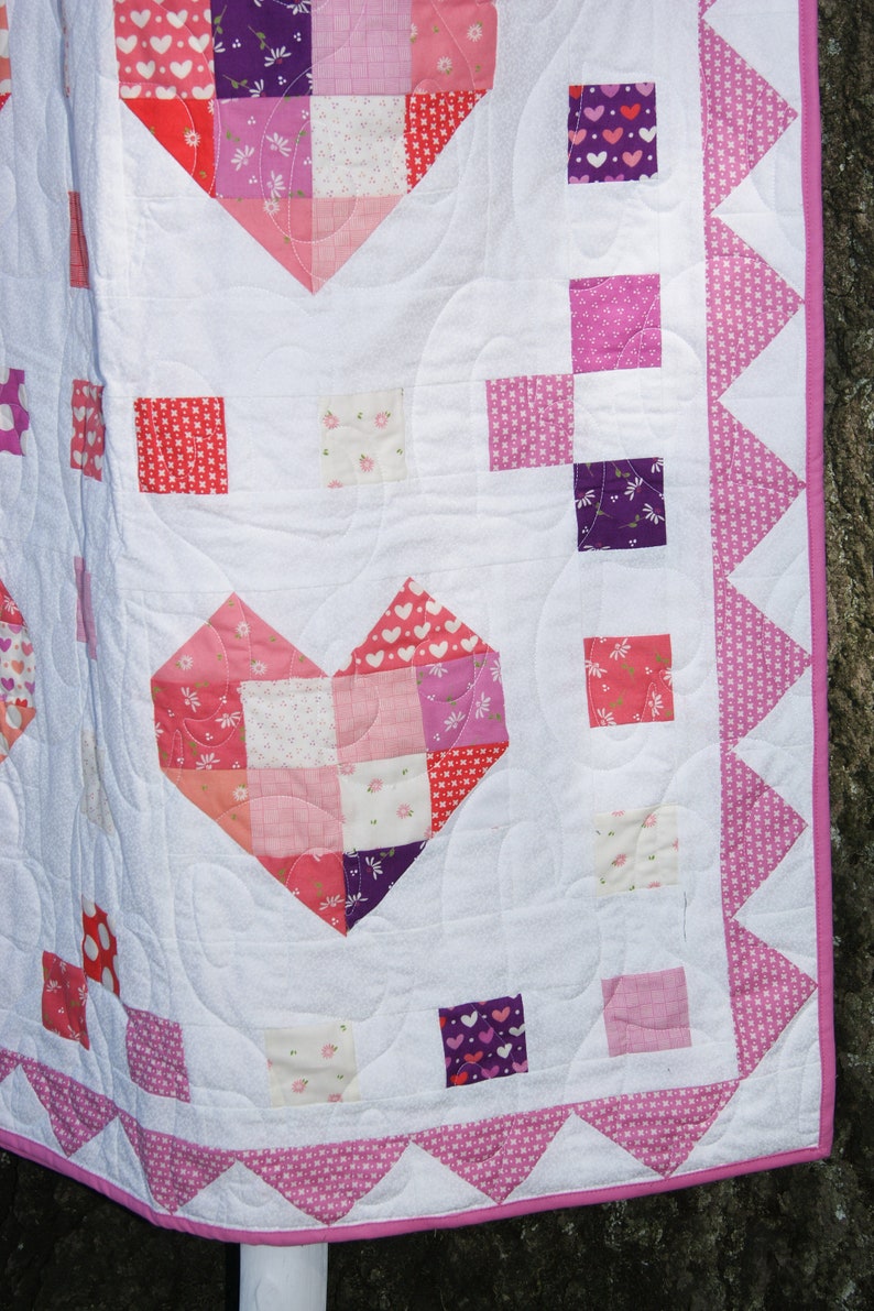 HEARTS SQUARED Charm Quilt KIT Sincerely Yours Pastry Shop Etsy