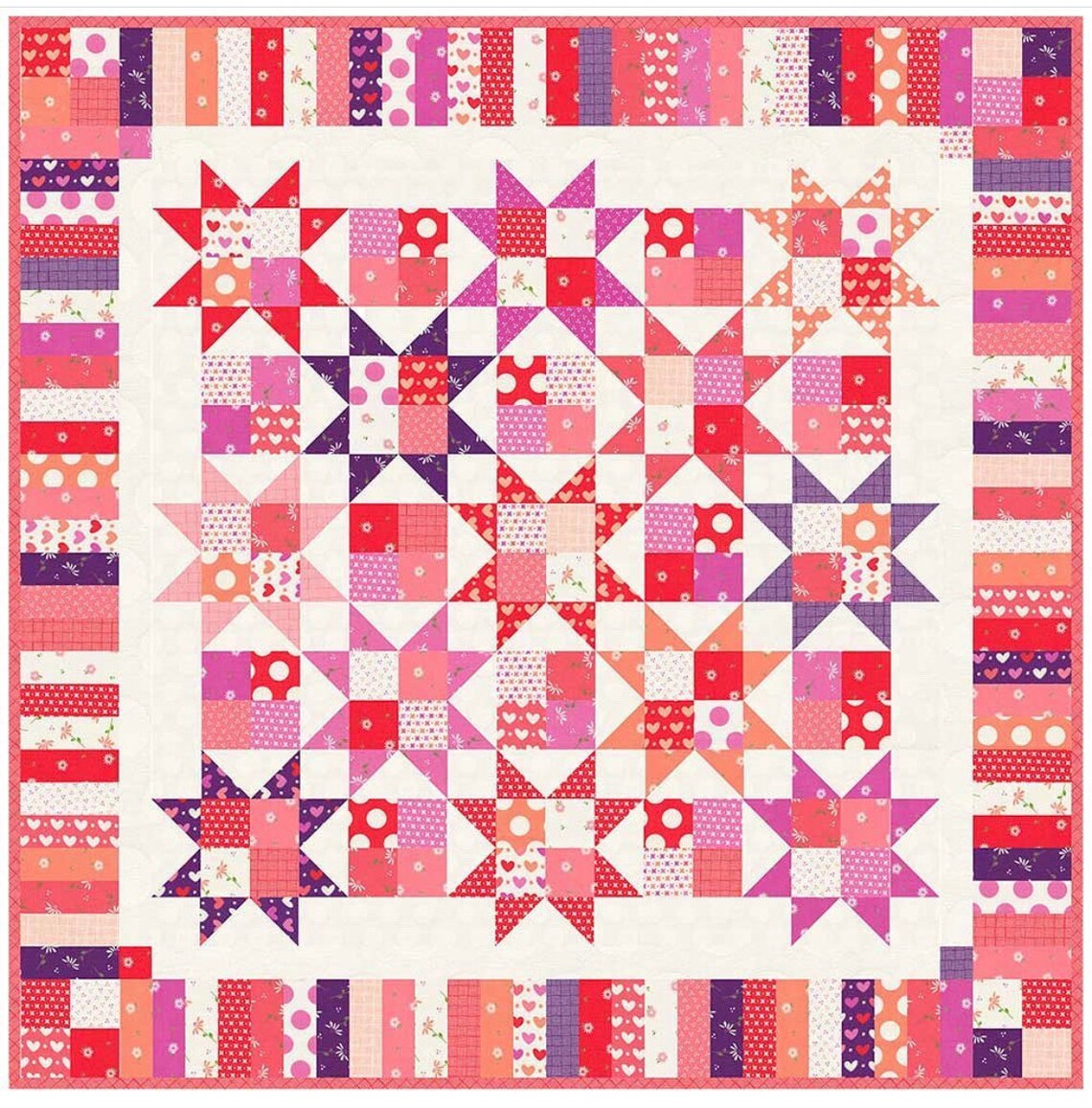 SINCERELY YOURS Charm Quilt Kit Sherri & Chelsi From MODA Etsy