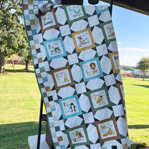 A is for ANIMALS Pastry Shop Quilt Kit ABC XYZ