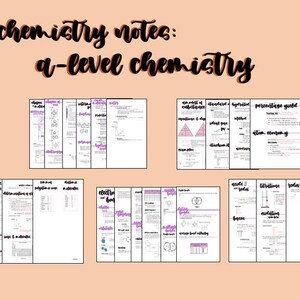 Chemistry Notes Bundle