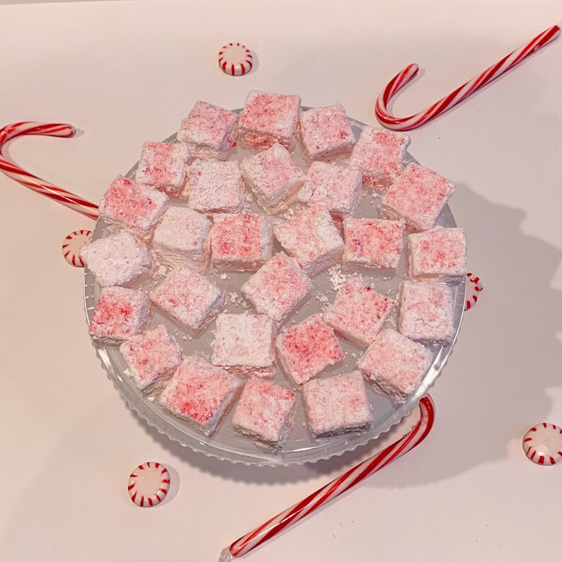 Peppermint Fluffmallows halal Gourmet Marshmallows Etsy