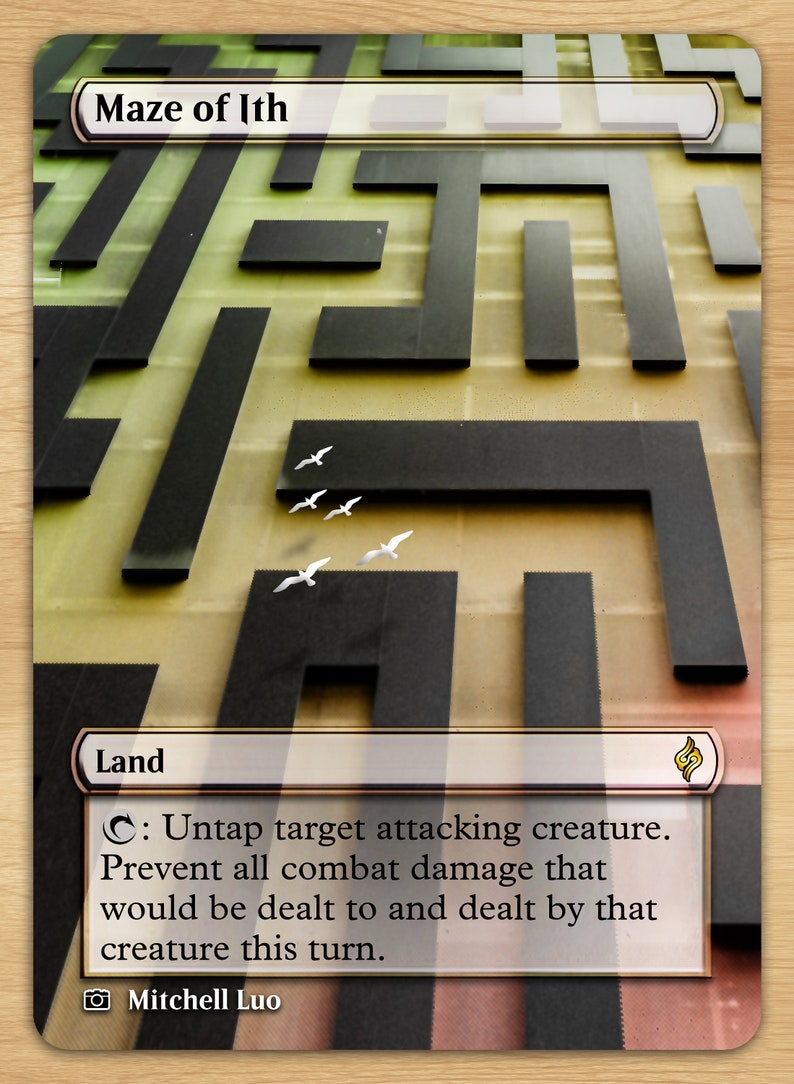 FOIL Maze of Ith Custom Art Custom Generic Card Etsy