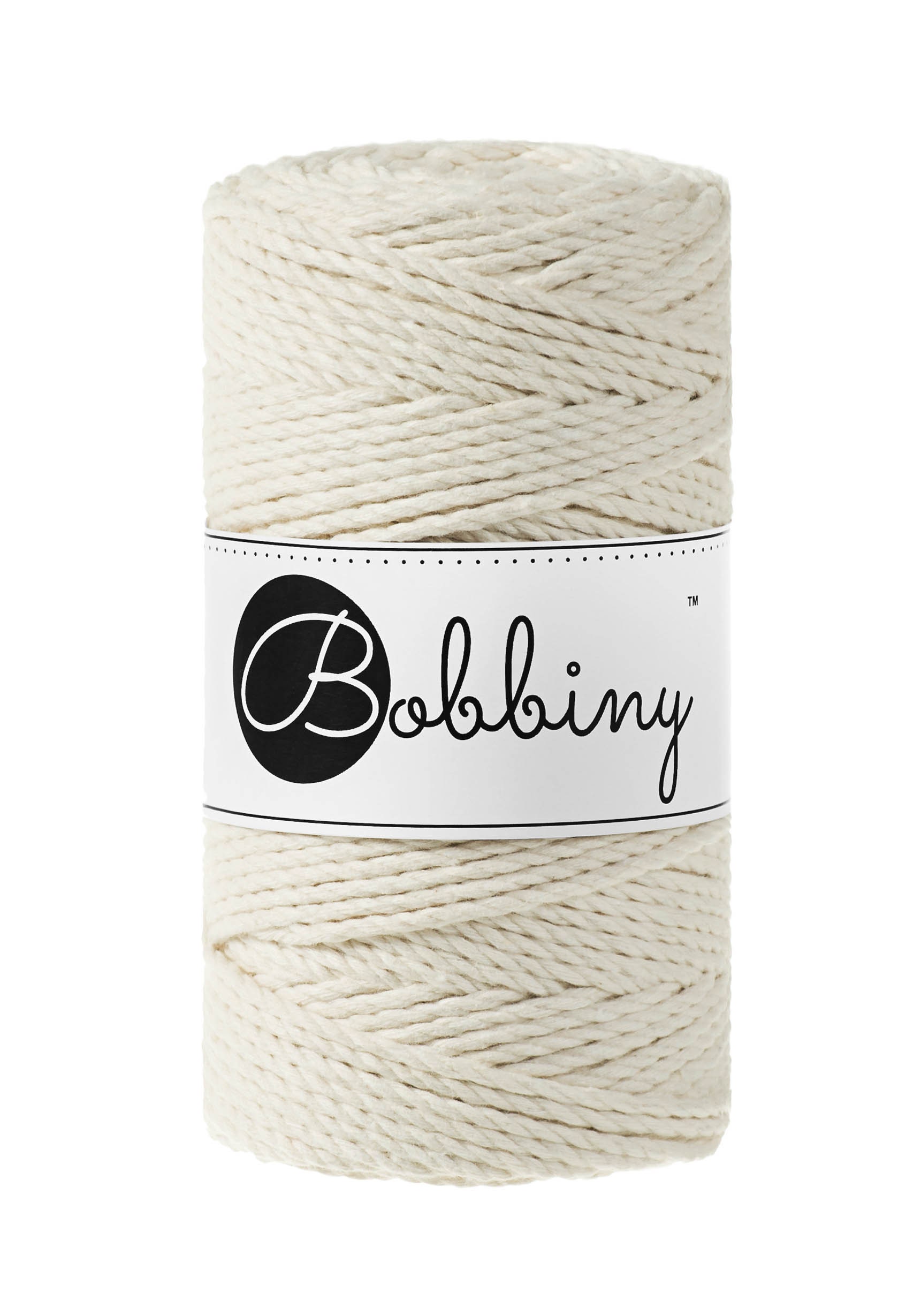 3mm natural cotton yarn 3strand 3ply cotton Etsy