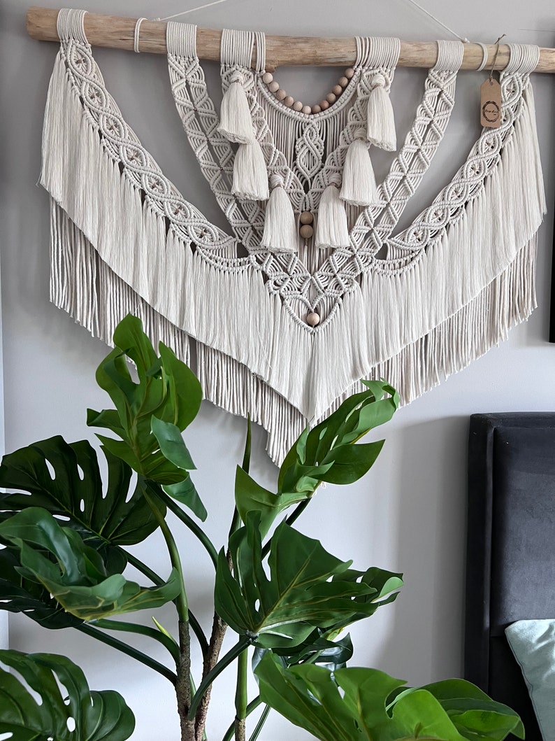 Large Macrame Backdrop Oversize Macrame Wall Art Macrame Etsy