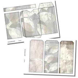 ROBINA VOL 2, Gelprint, Junk Journal Basic Papier, Engel, Botanical Papier Collection, 14 Seiten, DIN A4, Scrapbook, digital Download, Angel Bild 4