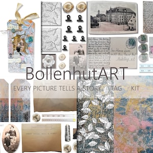 Diy Ephemera Tag Kit, Junk Journal, every picture tells a story, digitales Papier, Bilder ausschneiden, los basteln, #JJTAGCHALLENGE2021