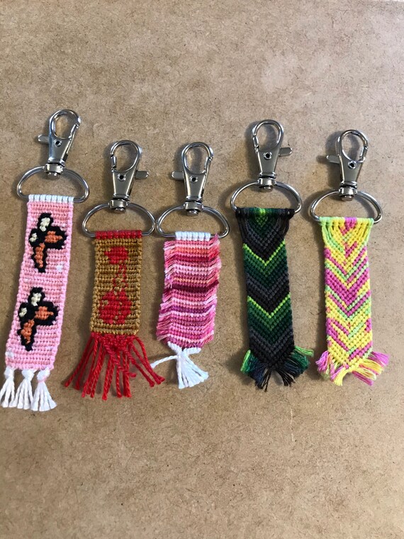 Friendship Bracelet Keychains Etsy