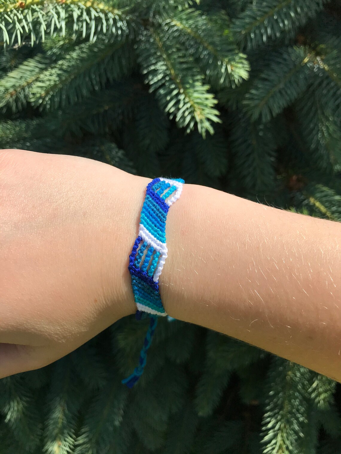 Chainlink Candystripe Friendship Bracelets Etsy