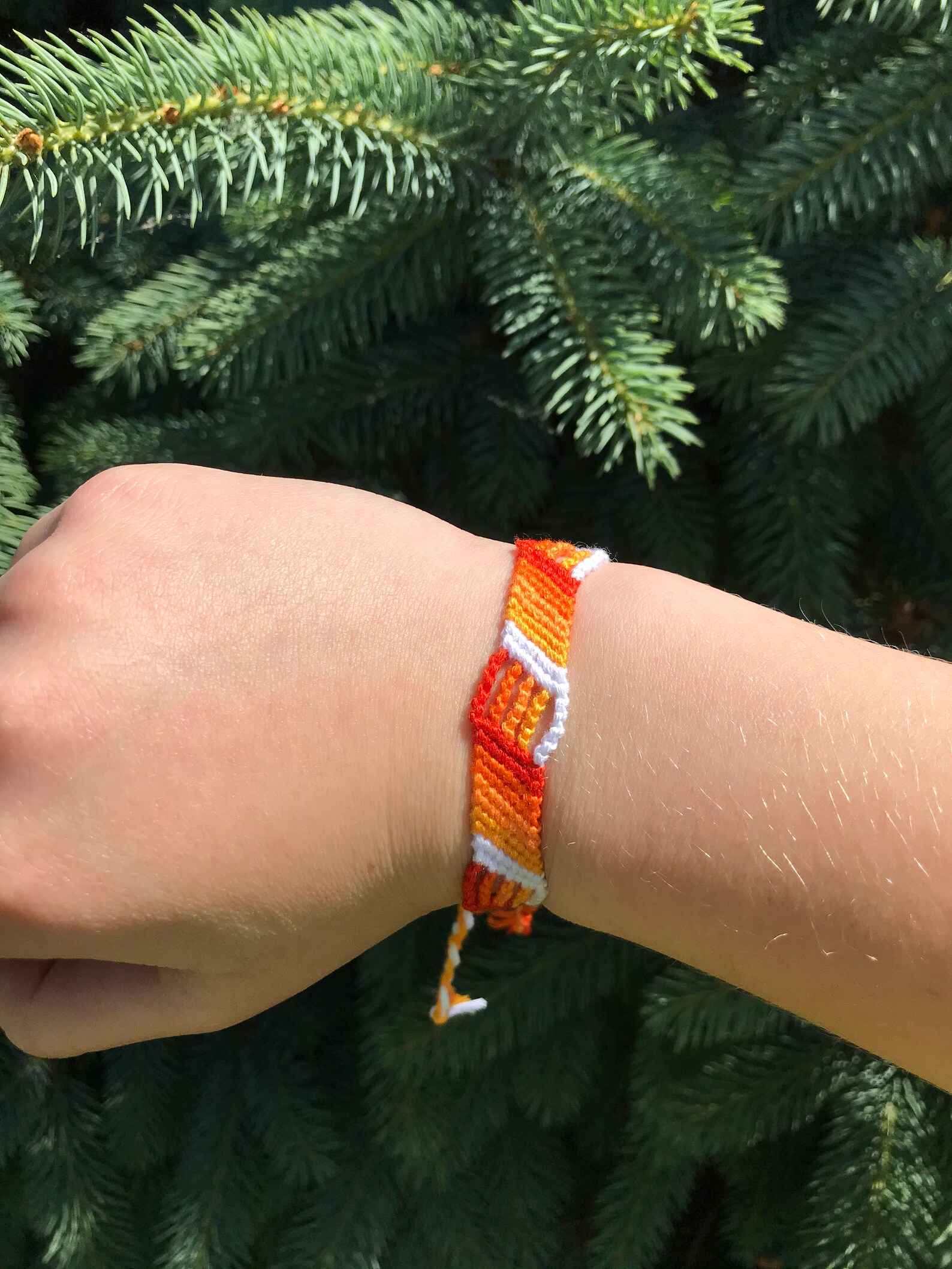 Chainlink Candystripe Friendship Bracelets Etsy