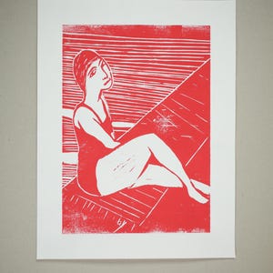 Linocut, Badene