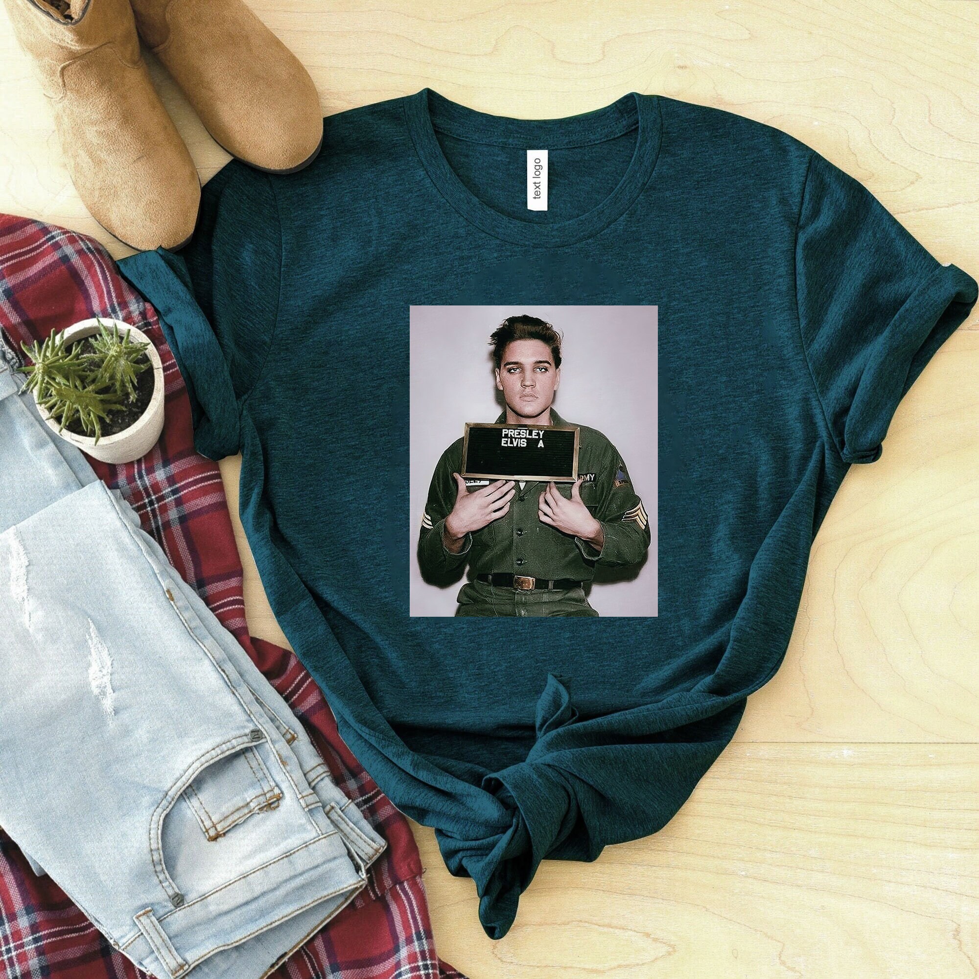 Elvis Presley Mugshot Sweatshirt, Elvis Presley Army Sweatshirt, Elvis Presley Sweatshirt