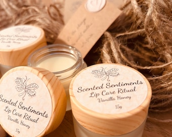 Ritual de cuidado labial con vainilla y miel: nuestro aroma característico