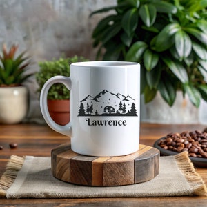 Personalized Camp Mug - Personalized Campfire Mug - Custom Camp Mug - Hiking mug - Camping - Coffee Cup - Gift for Her - Gift for Him