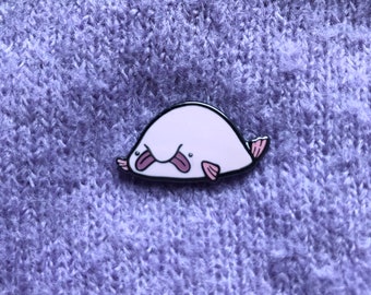 Blobfish Enamel Pin