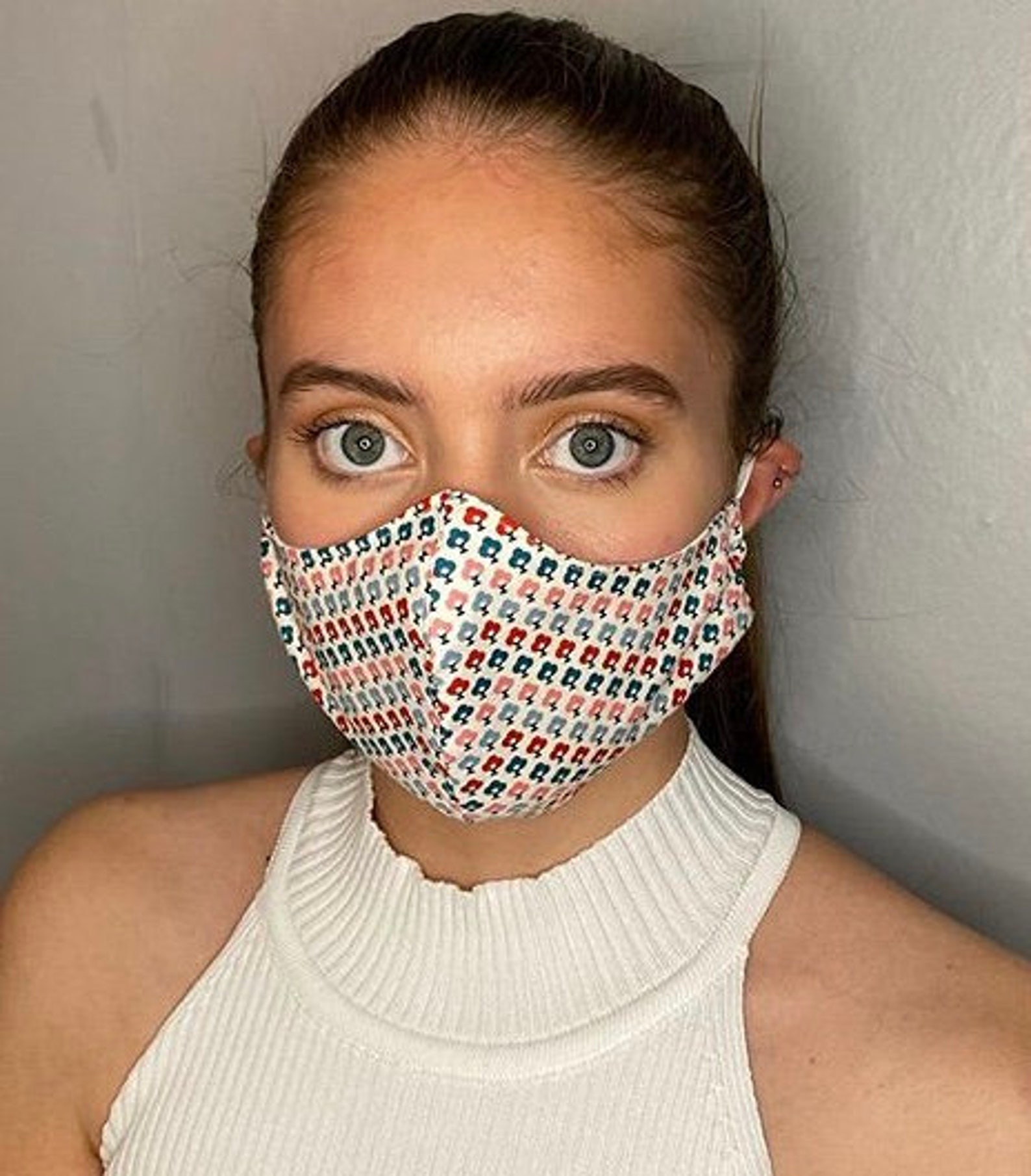 Floral Face Mask UK Washable Face Mask Reusable Face Etsy