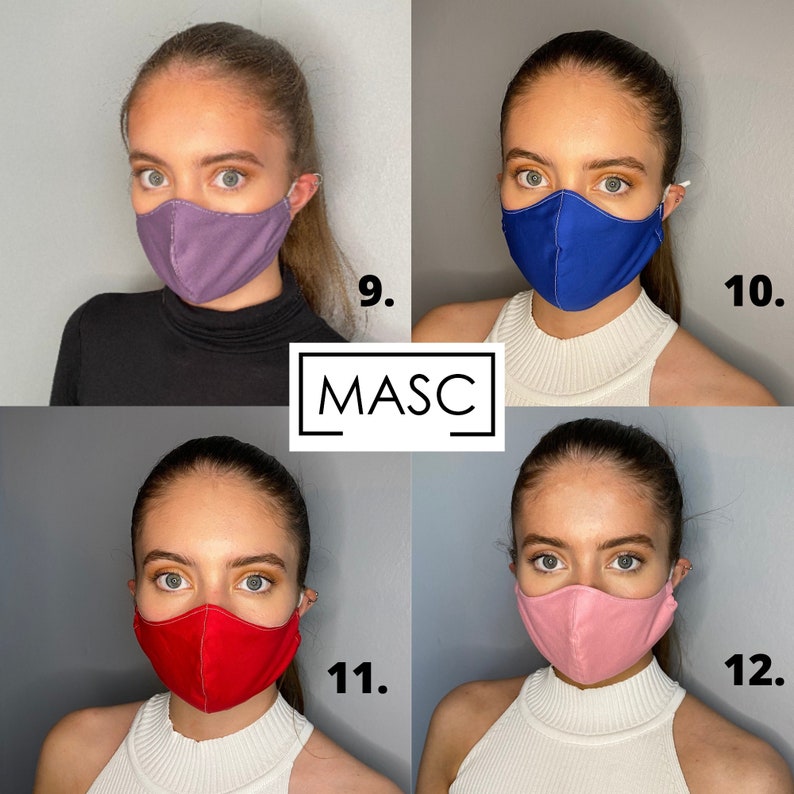 Double Layer FACE MASK With Filter Pocket Washable and Etsy UK