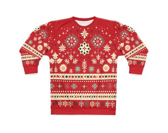 Urlaub Pullover Niedliche Weihnachtspullover Unisex Ugly Christmas Sweatshirt Ugly Christmas Sweater Womens Christmas Shirt Männer Weihnachten Shirt