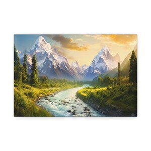 Mountain Landscape Canvas Wall Art mountain peak wall art print artful mountain art art mountain wall arts mountain wall art, mountain arts,