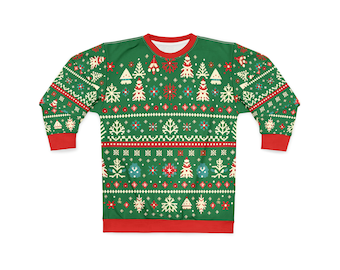 Ugly Christmas Sweater Women Christmas Shirt Men Holiday Sweaters Cute Christmas Sweater Unisex Ugly Christmas Sweatshirt Christmas Shirt