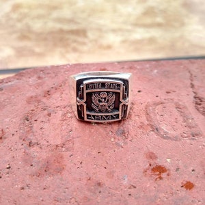 USA United States Army Ring Sterling Silver 925