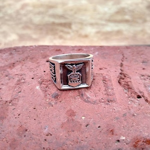 USAF United States Air Force Ring Sterling Silver .925