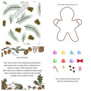 YULE PRESCHOOL WORKSHEETS Toddler Printables Pagan Homeschool Holidays ...