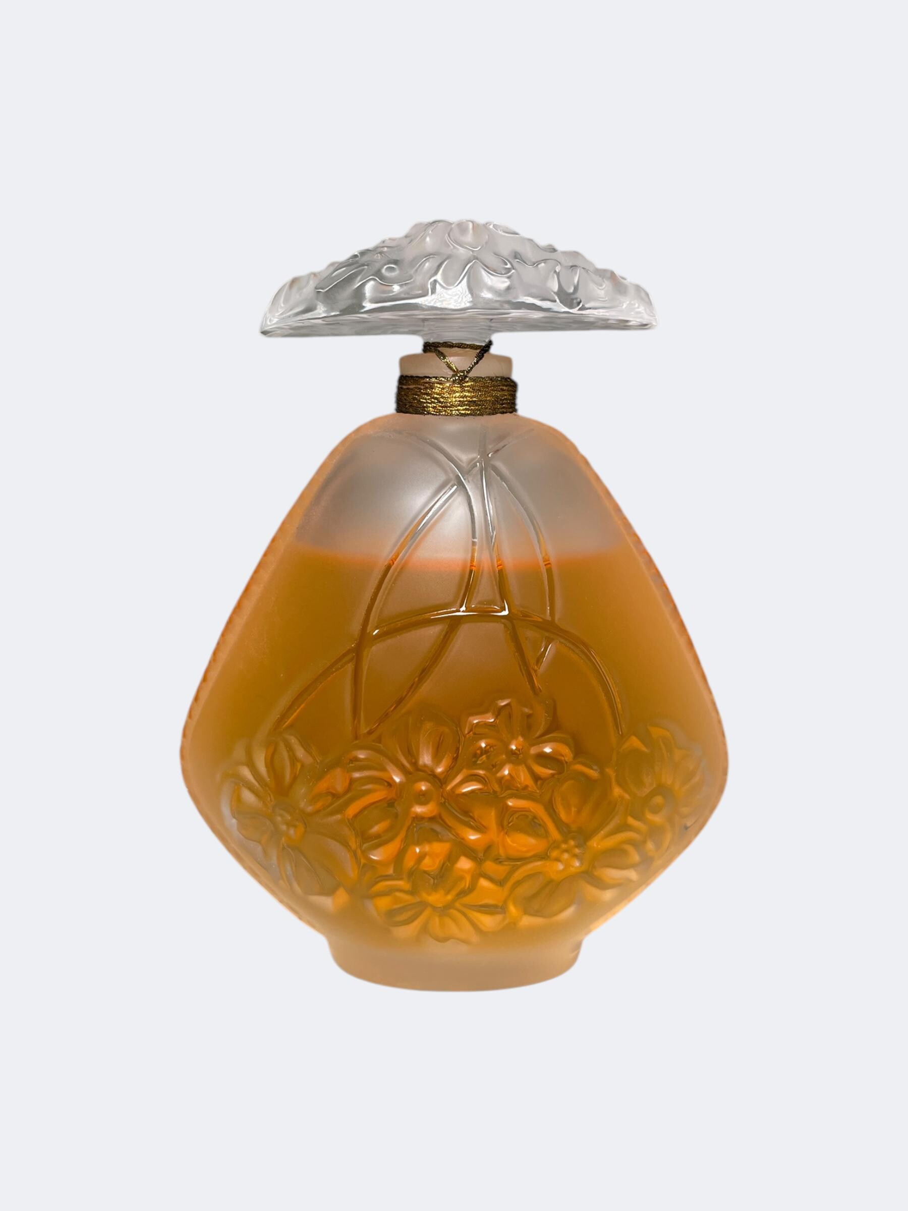 ラリック ジャスミン 香水 クリスタル ボトル - ヴィンテージ ラリック