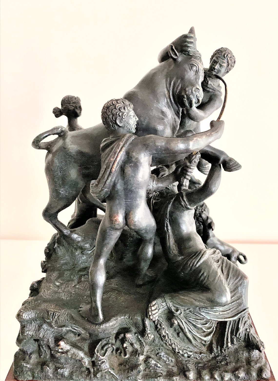 Vintage Il Toro Farnese Bronze Statue The Myth of Dirce | Etsy