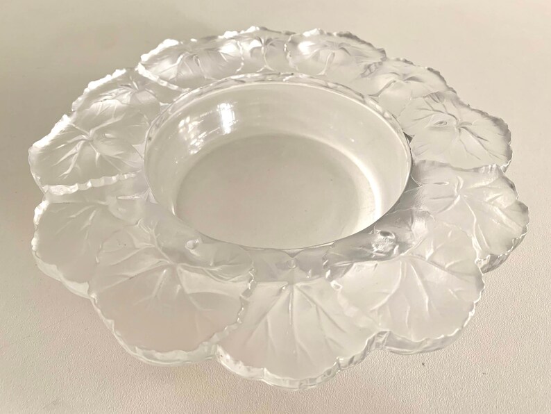 Large Lalique Honfleur Centerpiece Bowl Vintage Lalique Etsy