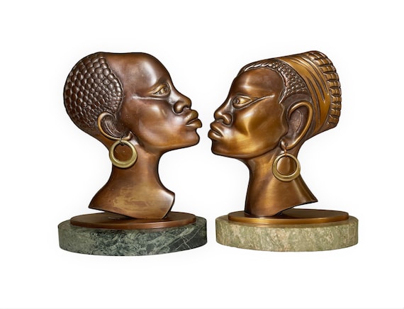 カール・ハゲナウアー 特大ブロンズ像 アフリカ人女性 彫刻