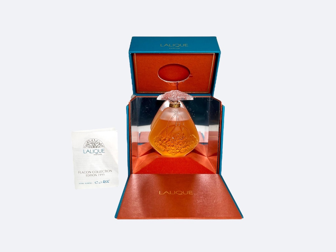 ラリック ジャスミン 香水 クリスタル ボトル - ヴィンテージ ラリック