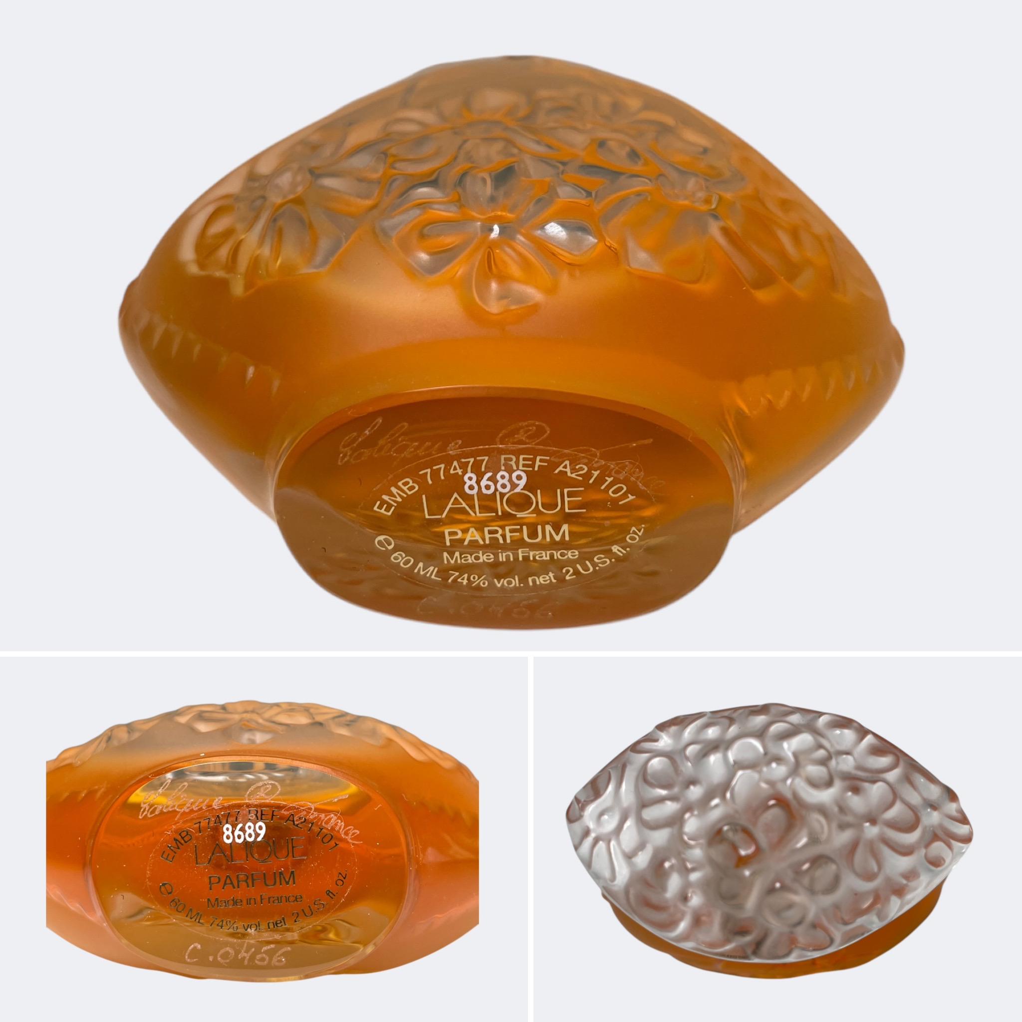 ラリック ジャスミン 香水 クリスタル ボトル - ヴィンテージ ラリック