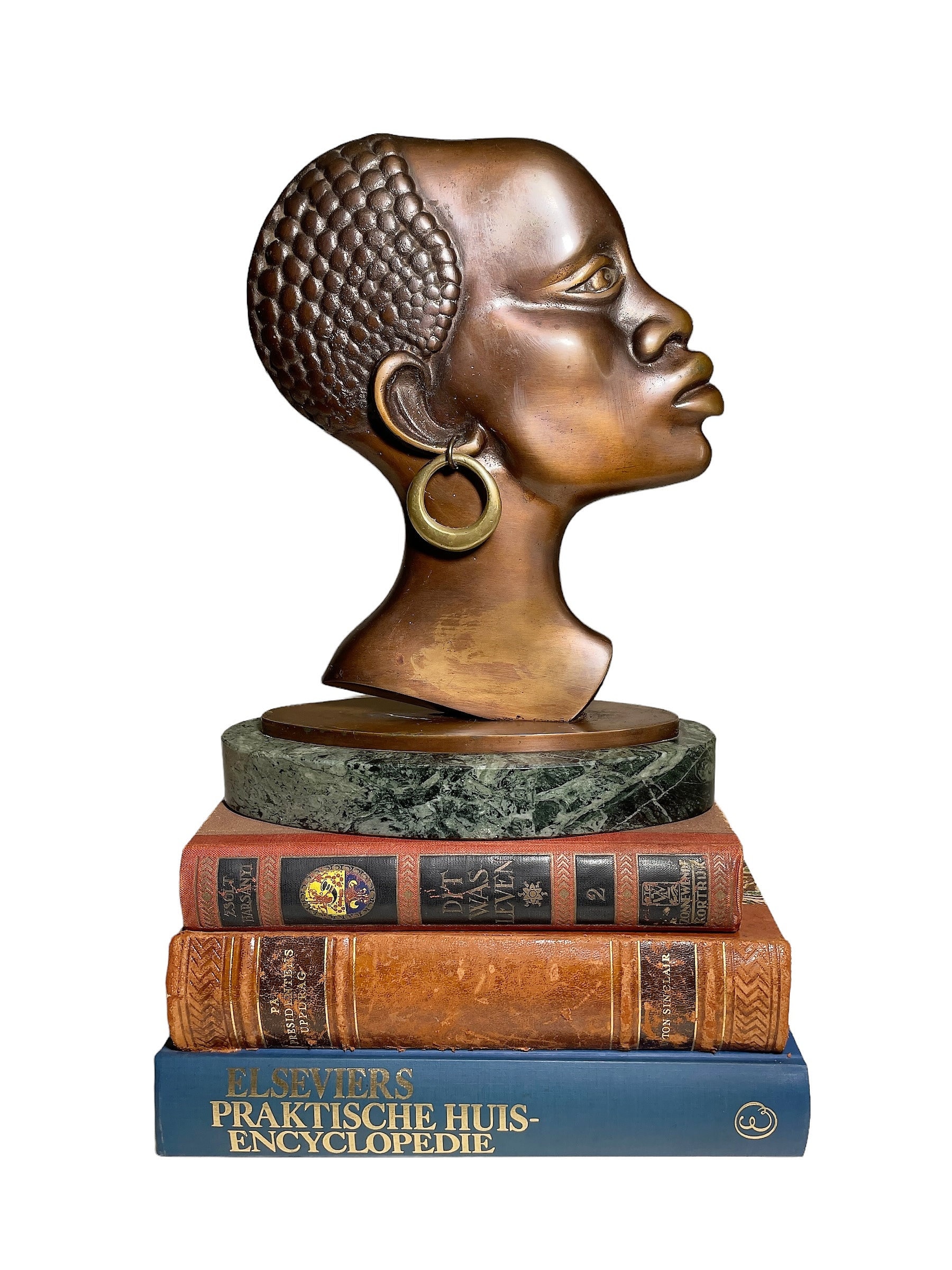 Art Deco African Woman Sculpture - Karl Hagenauer Style Female