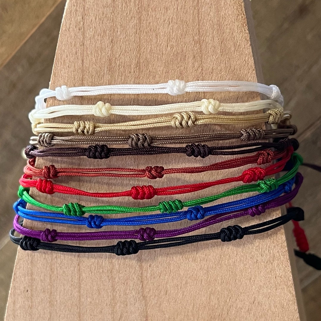 7 Knot Bracelet Etsy