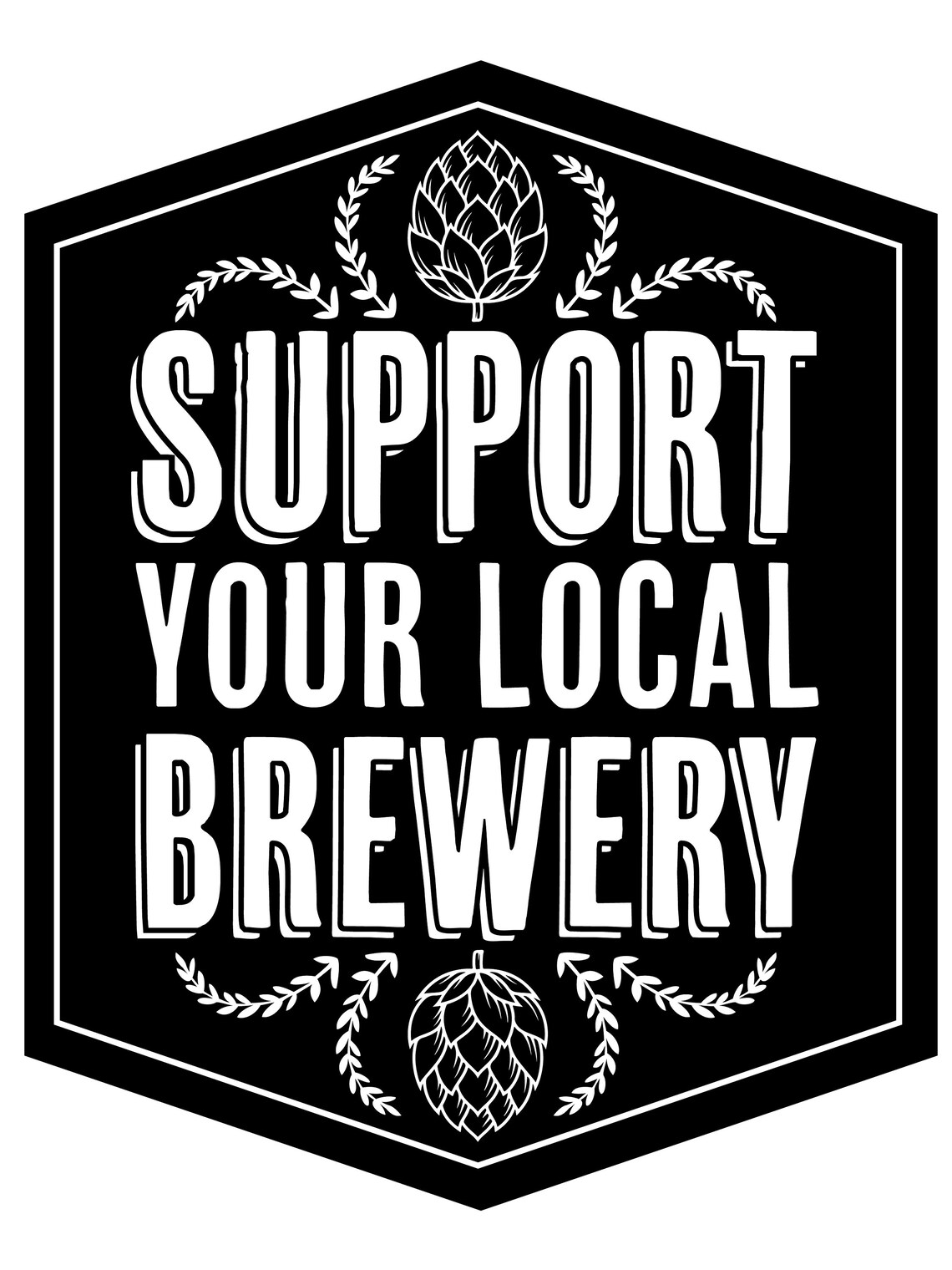 Support Your Local Brewery STICKERS | Etsy