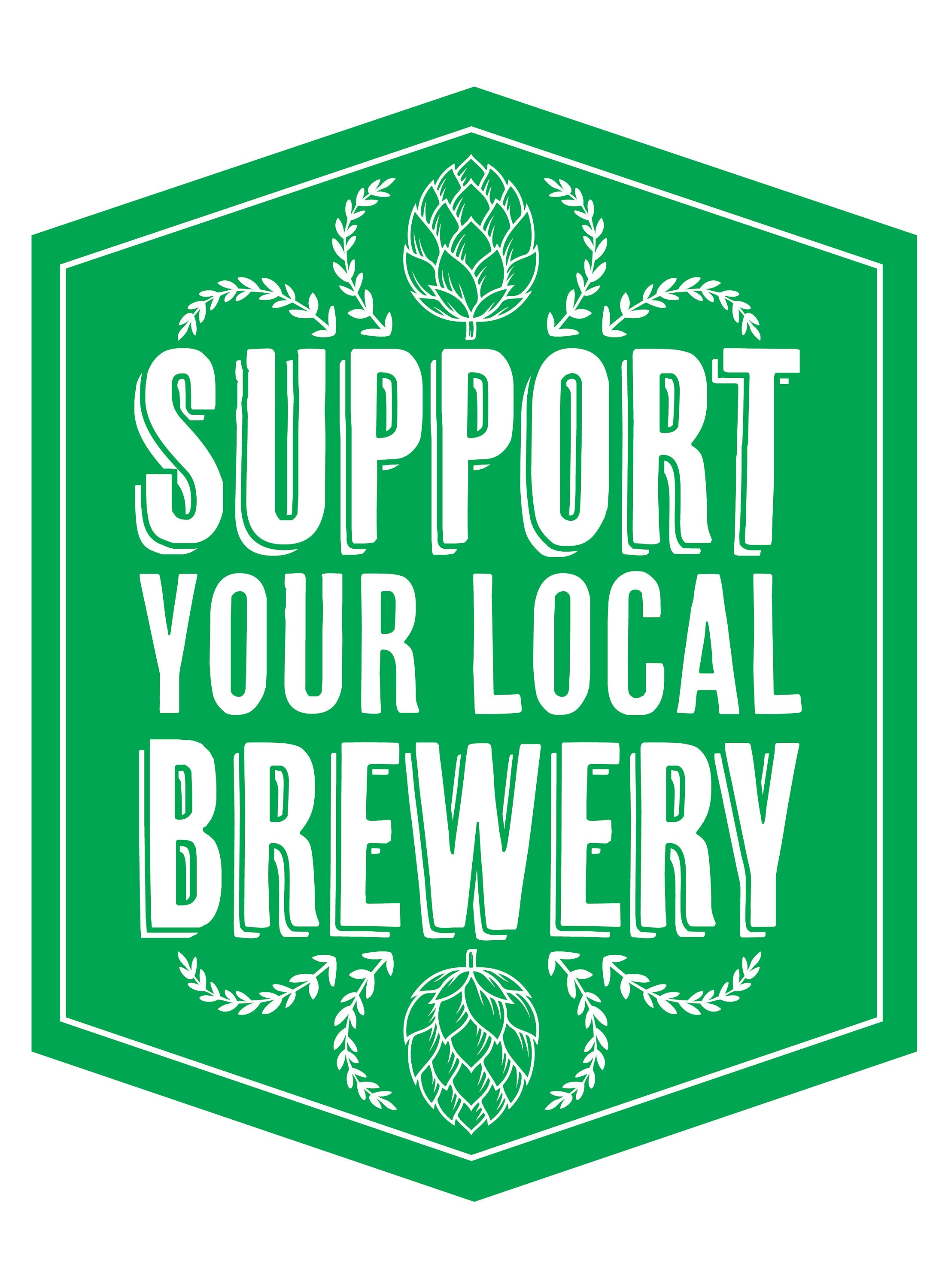 Support Your Local Brewery STICKERS Etsy