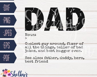 Download Dad Definition Svg Etsy