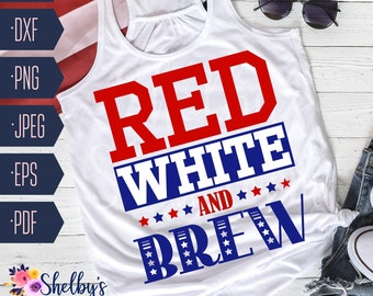 Red white and brews shirt Clearance