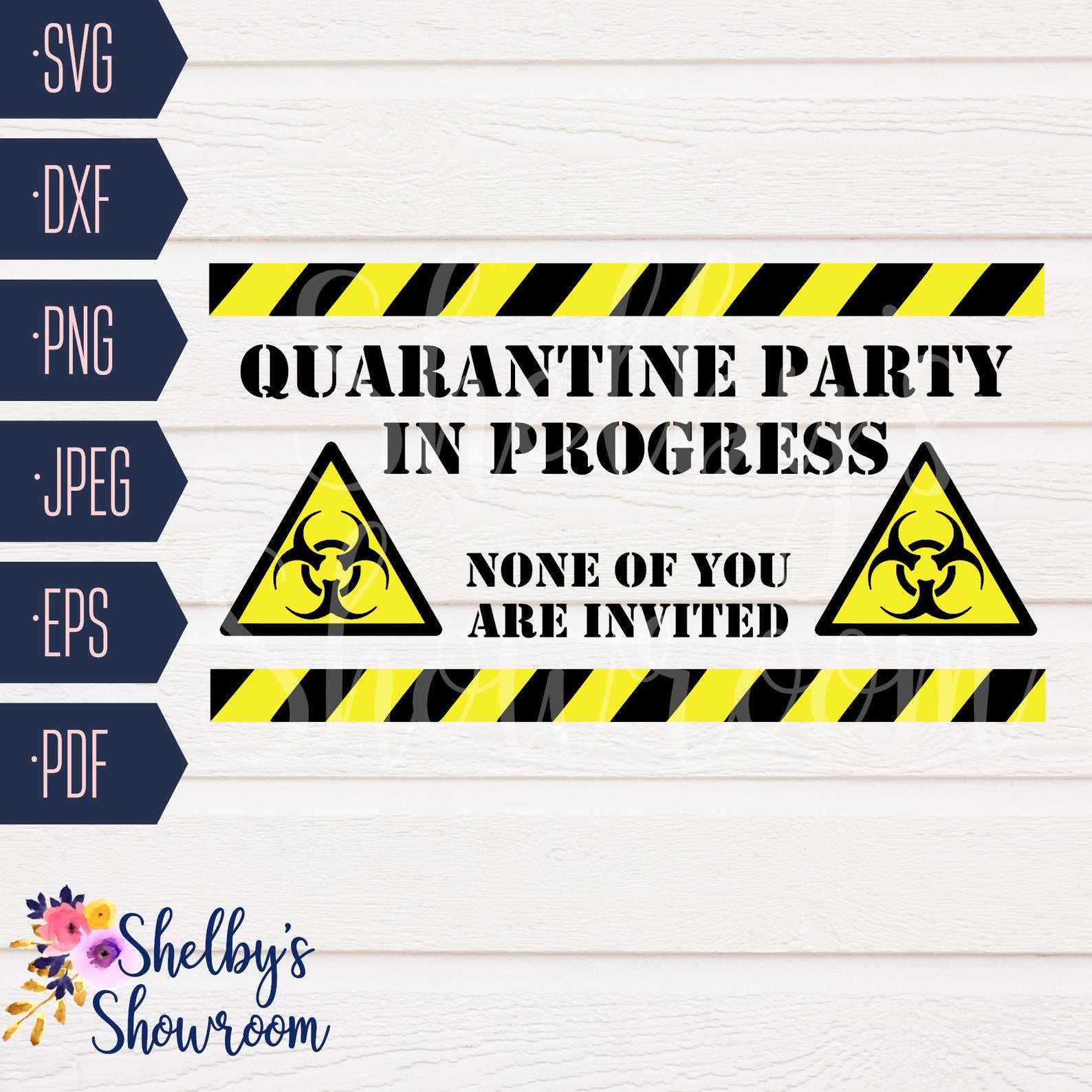 Quarantined Birthday SVG Quarantine Party in Progress None Etsy