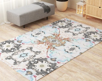 51×103\"Winter wonderland” ViNTAGE RUG 51×103