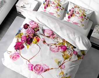 Set Copripiumino 100% Cotone Jejeloiu Per Bambini - Motivo Animali Giungla - Letto Matrimoniale - 3