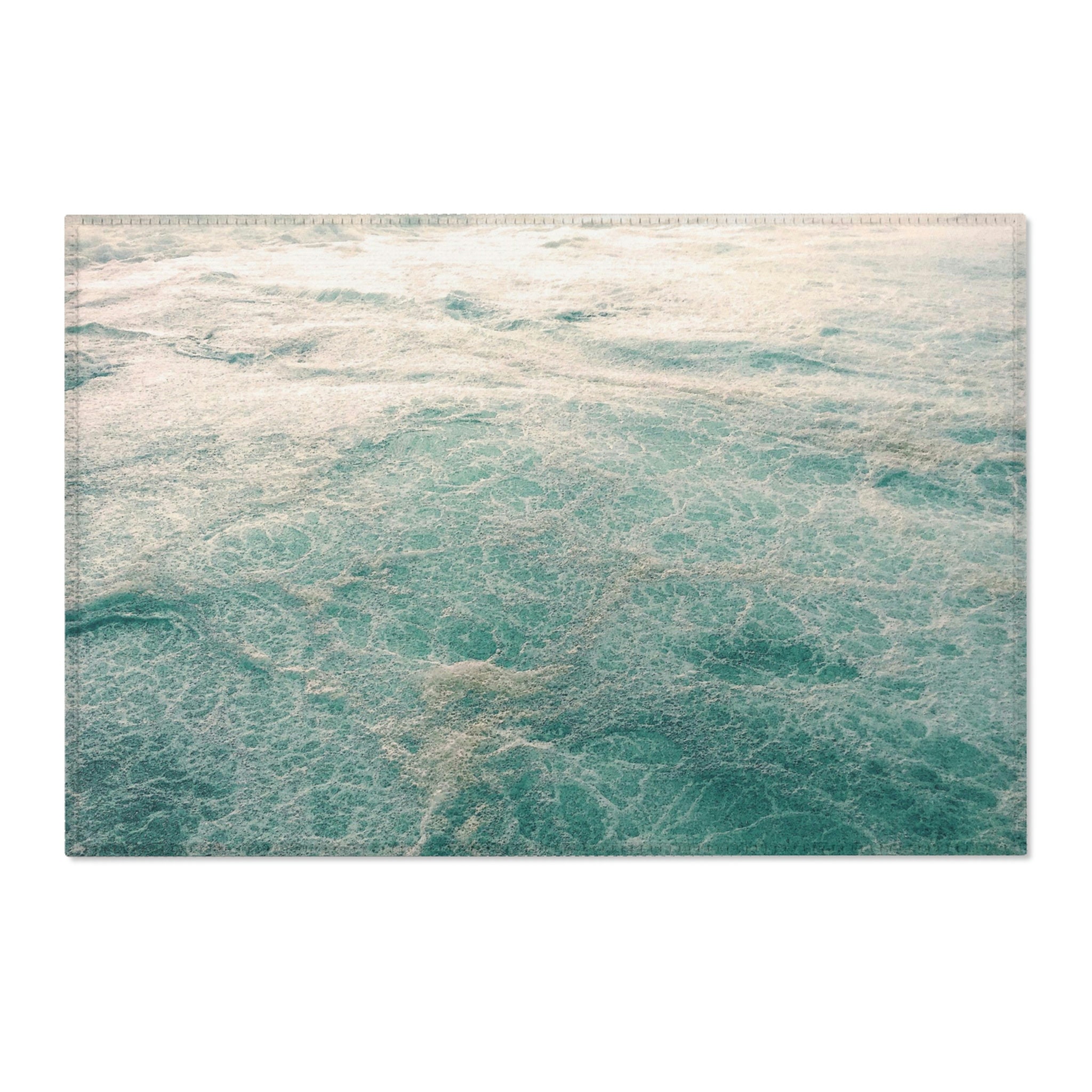 Vintage Style Beach Rugs Ocean Living Room Bedroom Rug. Gradient Green ...