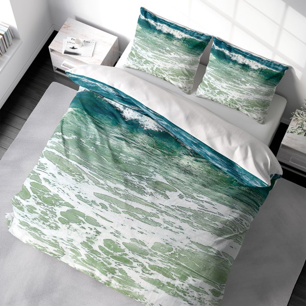 Ocean Green Bedding - Etsy