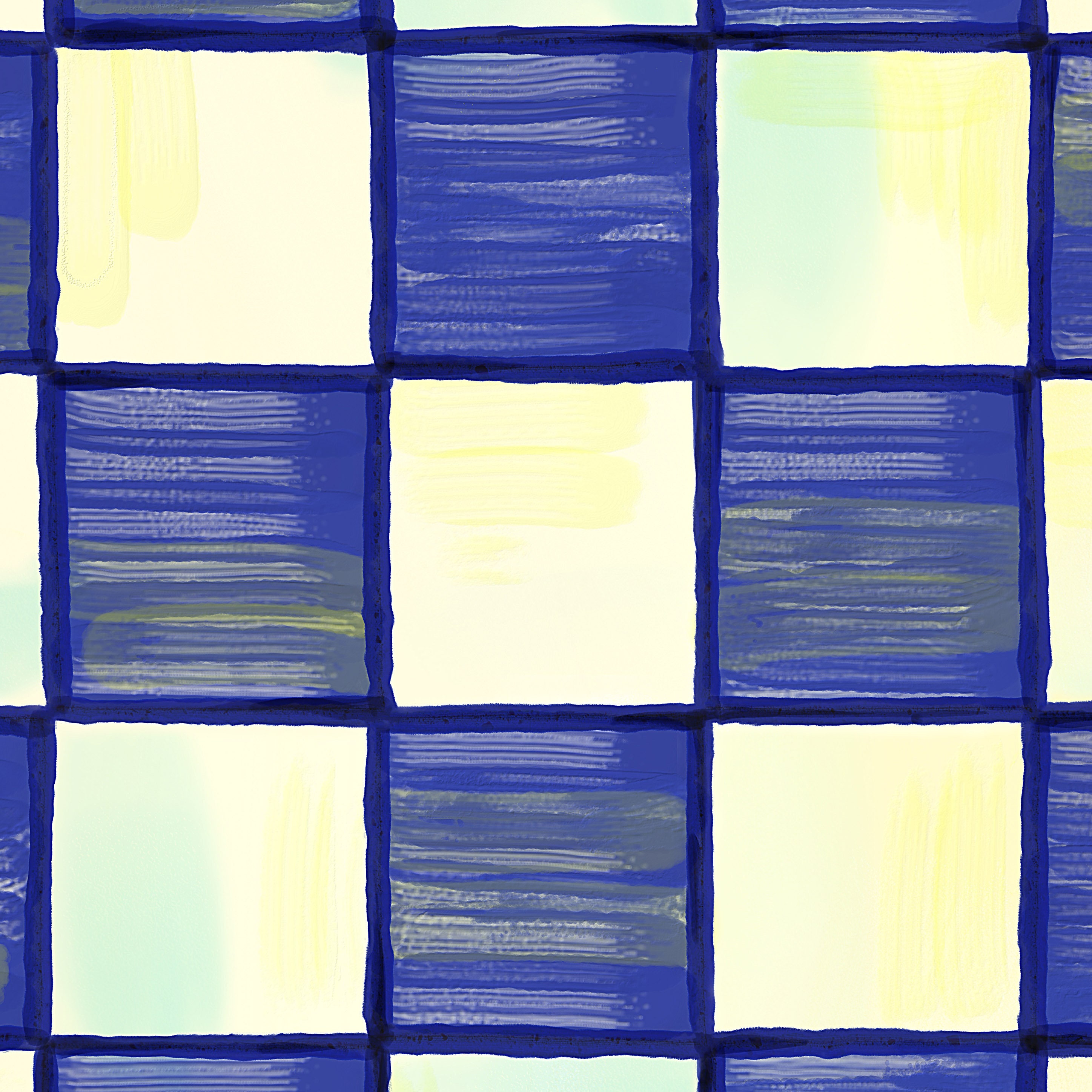 Retro Checkered Rugs Royal Blue Living Room Bedroom Rug. Retro 70's ...