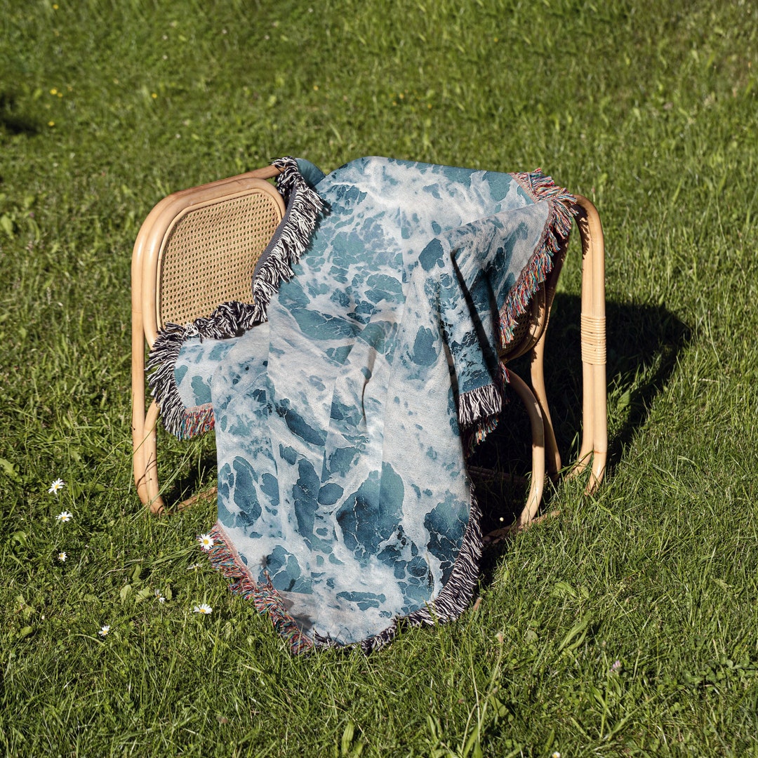 Beach Pattern Print Blanket