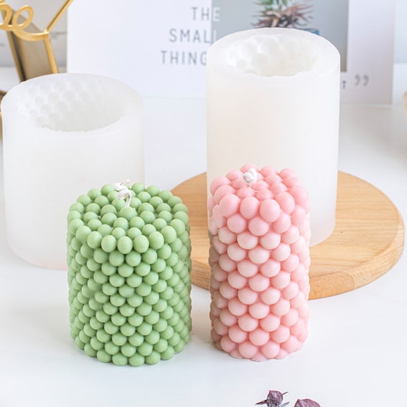 Silicone Molds Pillar Candle  Candles Molds Dinner Candles - Pillar  Silicone Candle - Aliexpress