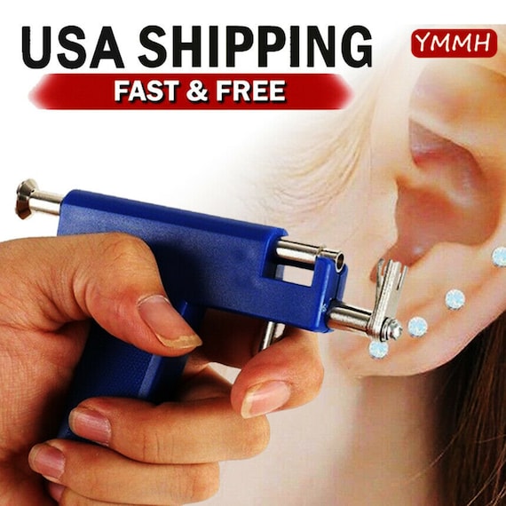 Pro Ear Piercing Gun with 98pcs Studs Kit Tool Set Ear Nose Etsy